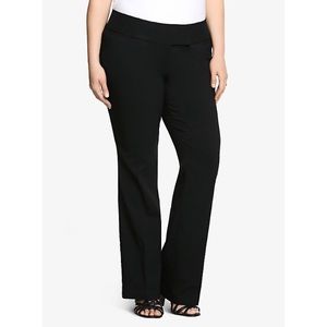Torrid | Solid Black Relaxed Trouser Pants